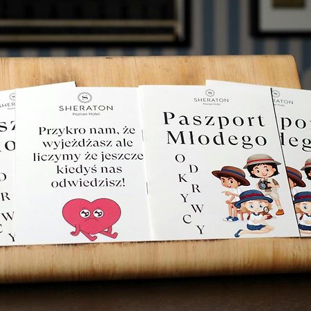 Sheraton Poznan Hotel Экстерьер фото Passport of a Young Citizen